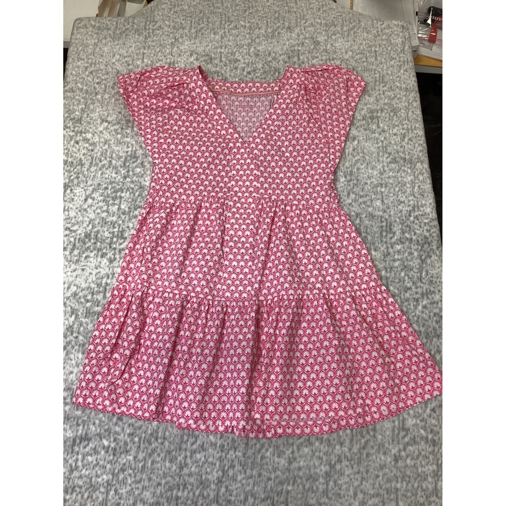Vineyard Vines Performance Sophie Harbor Dress Pink Gia Bahama Breeze L 2Q011465